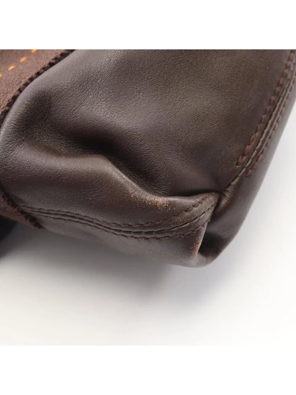 Hermes Handbag Caravan Horizontal PM 2-Way Chocolat Leather
